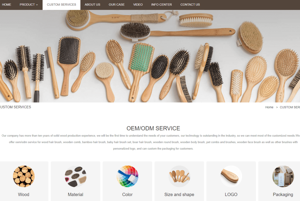 artist brush manufacturer oem custom food