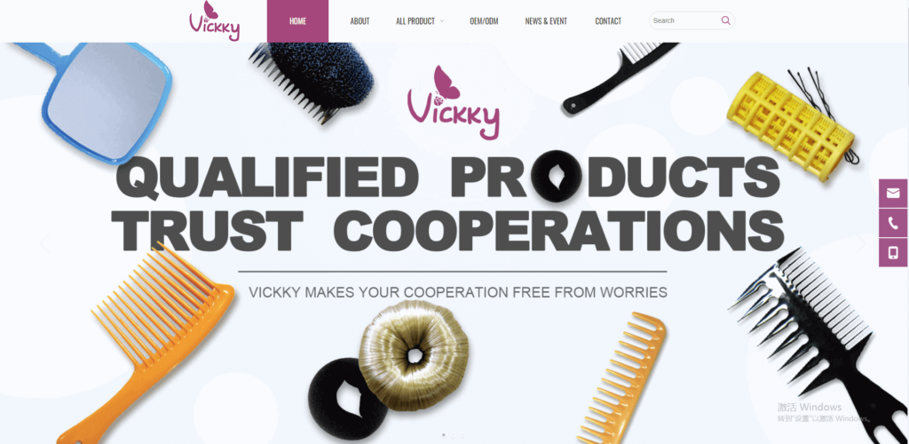 Vickky Custom Hair Brush Manufacturer