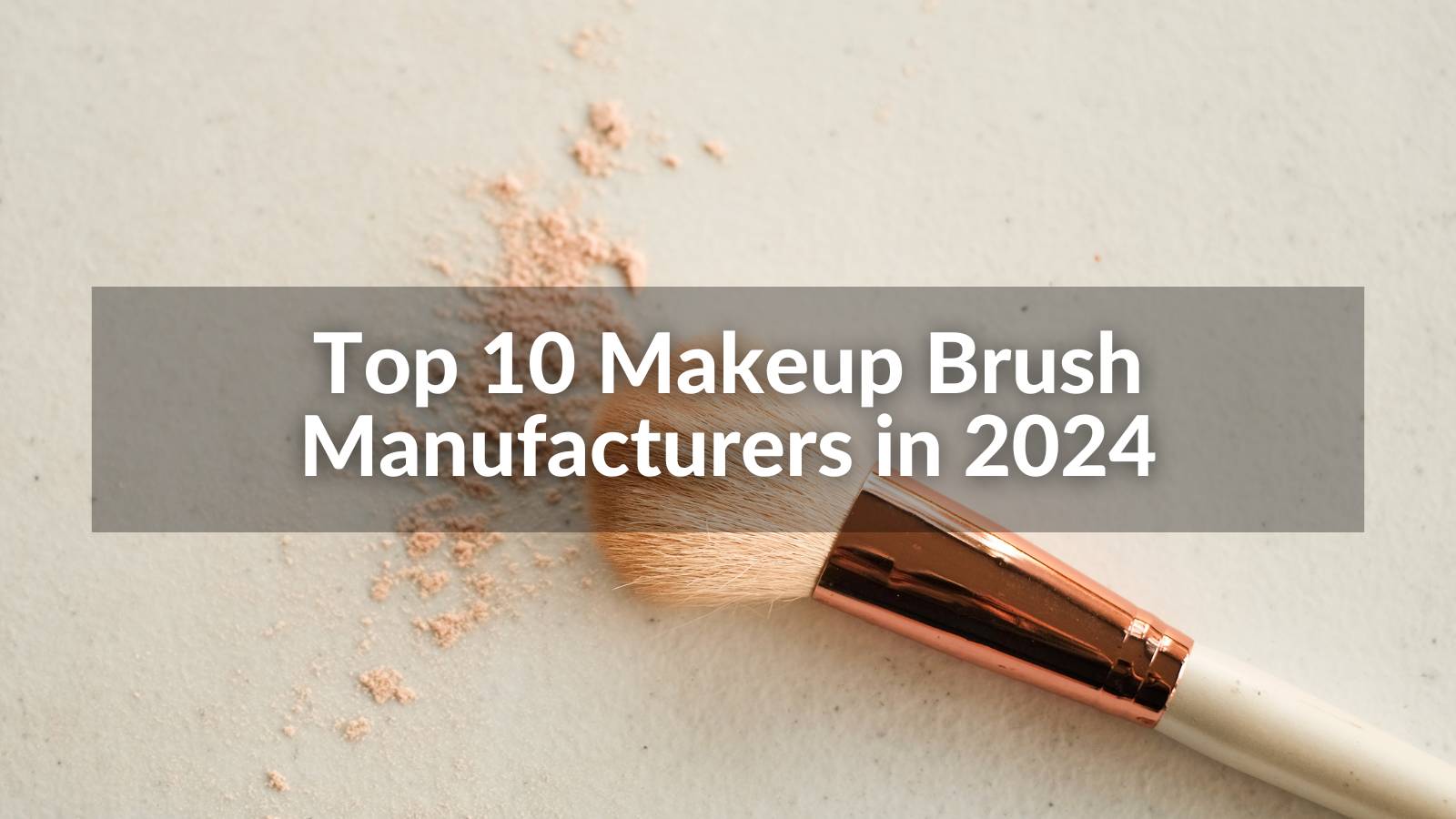 Top 10 Makeup Brush Manufacturers in 2024 Professional Hair Brush and